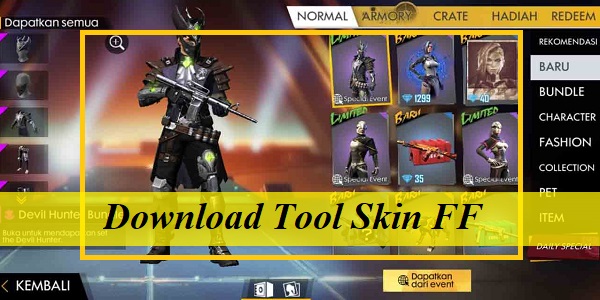 Download Tool Skin FF